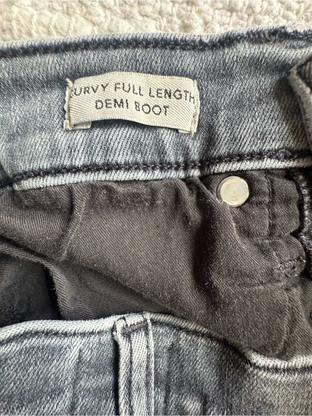 J. Crew Gray Demi Boot Cropped Length Sz 27 - Picture 5 of 6